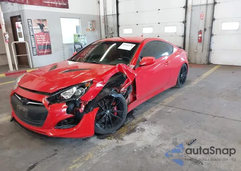 2013 Hyundai Genesis 2.0T R-Spec from USA, damaged, VIN KMHHT6KD8DU112892